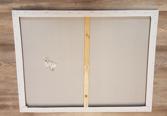 Weiße Leinwand 80x60 cm zum Bemalen und Gestalten – Ansicht 3