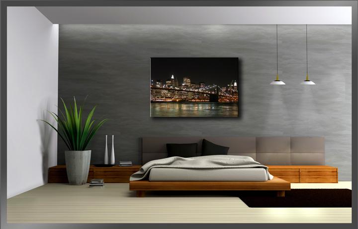 New York Leinwandbild - 80cm XXL fertig gerahmt – Ansicht 3