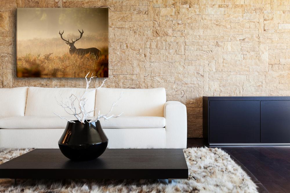 Leinwand Bild Hirsch  80 x 60 cm Nr.4030 – Ansicht 3