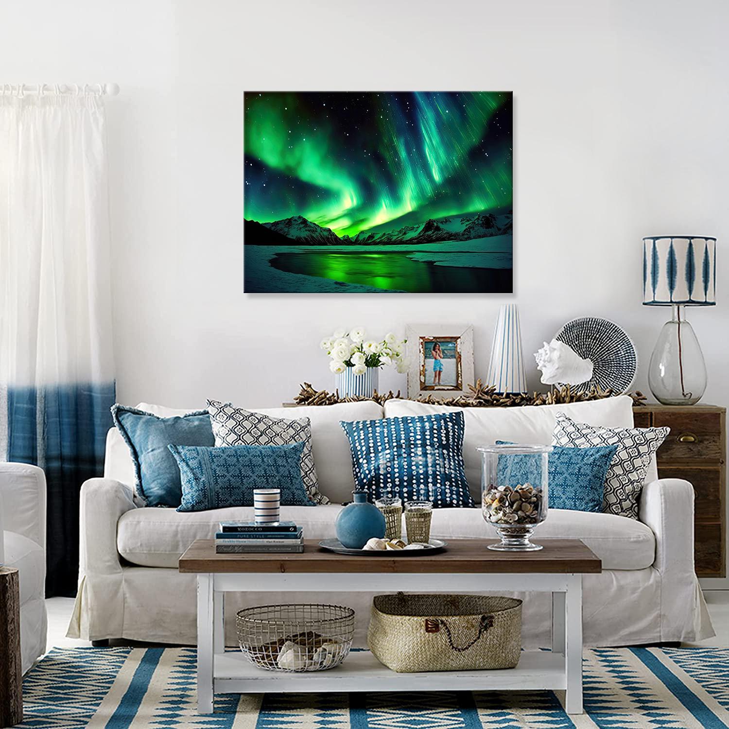 Leinwandbild Nordlichter – Faszinierende Aurora für Ihre Wand – Ansicht 2