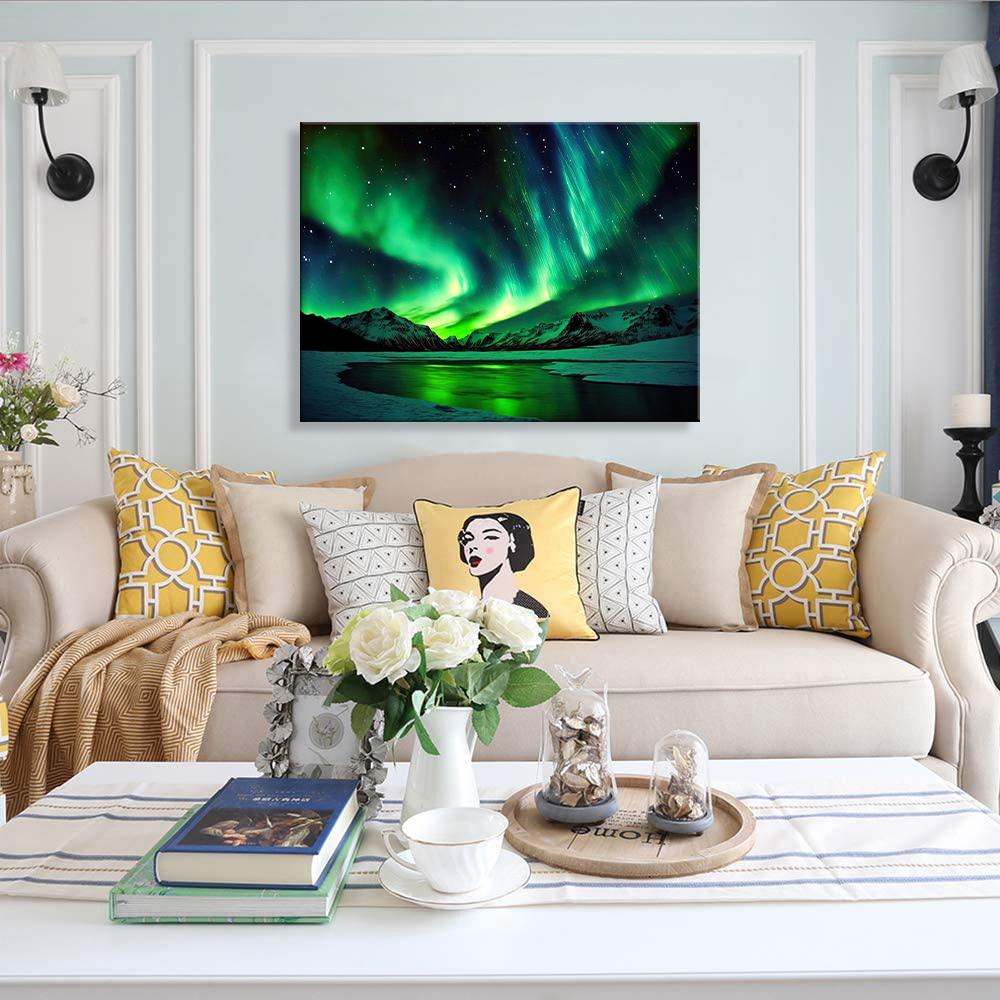 Leinwandbild Nordlichter – Faszinierende Aurora für Ihre Wand – Ansicht 3