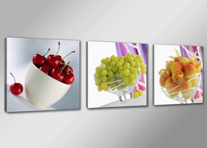 Leinwandbild Früchte - 3teiliges Wandbild 150x50cm – Ansicht 4