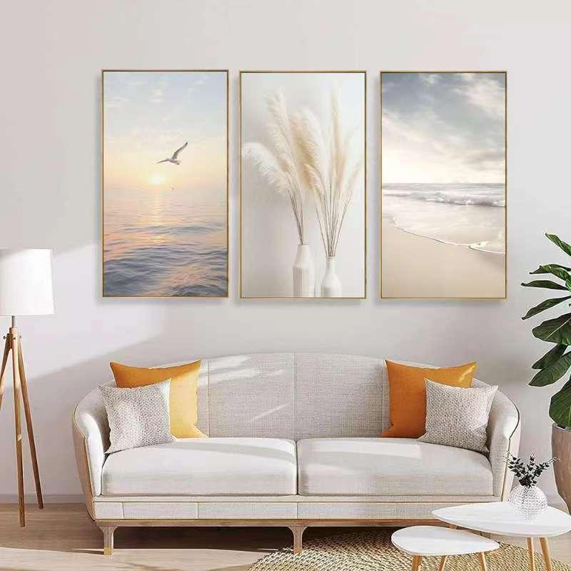 Leinwandbild Möwe - fertig gerahmt 120x80cm – Ansicht 5