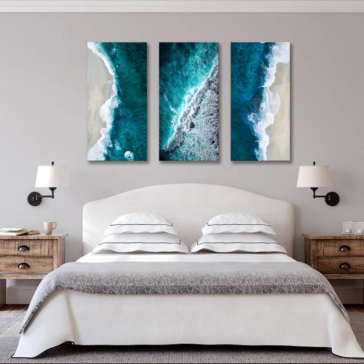 Ocean View Leinwandbild – 120 x 80 cm mit Rahmen – Ansicht 5