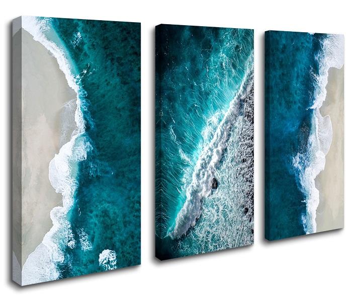 Ocean View Leinwandbild – 120 x 80 cm mit Rahmen – Ansicht 6