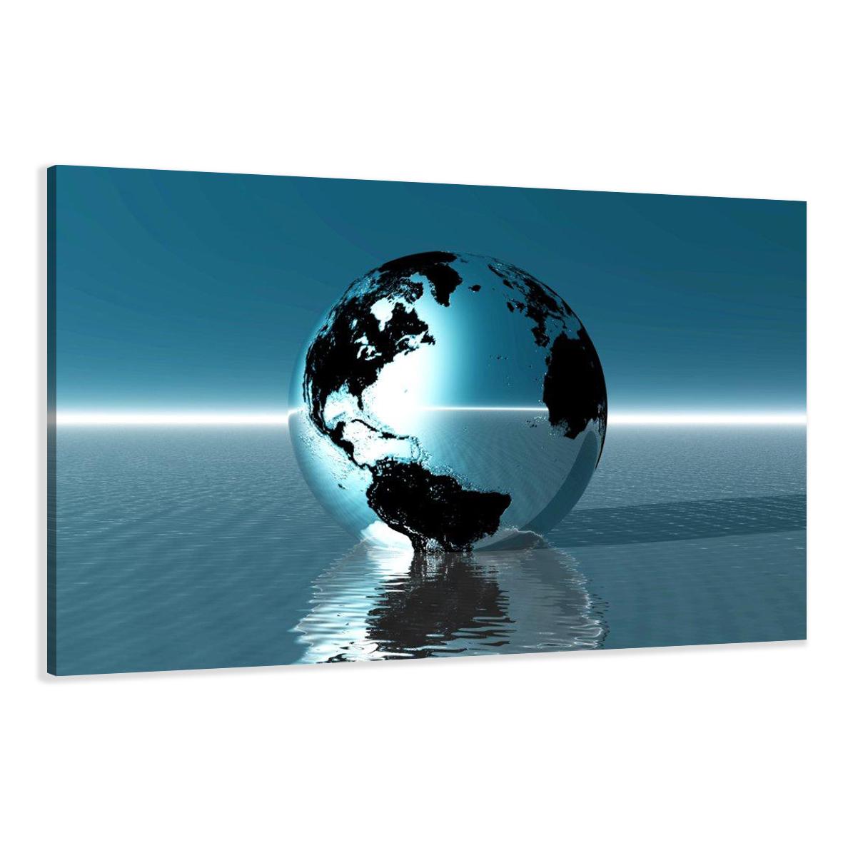 Welt Bilder fertig gerahmt Bild 120x80cm XXL 5012 – Leinwandbild 120×80 cm