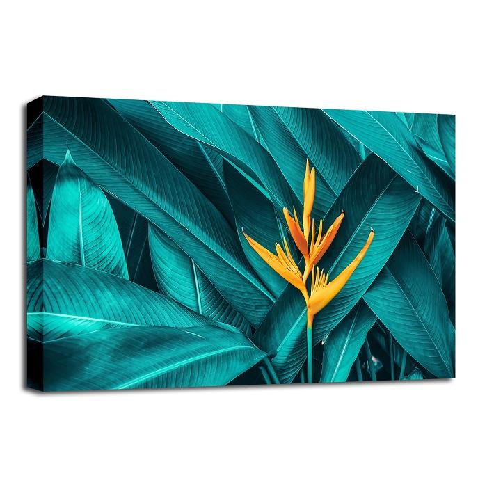 Leinwandbild Blume 120x80cm - fertig gerahmt für Ihr Wohnzimmer – Ansicht 4