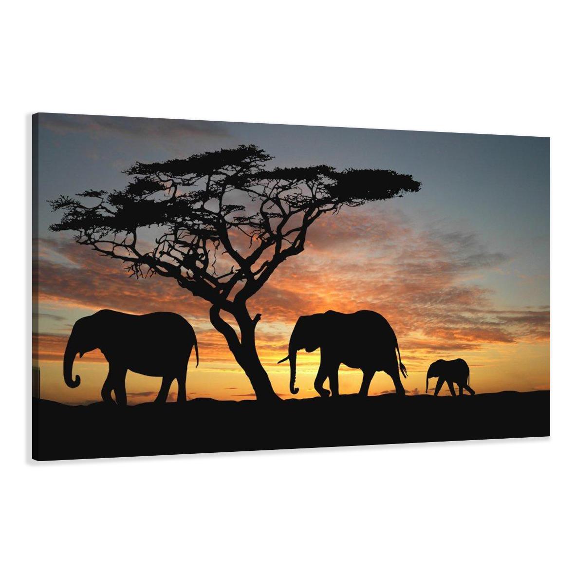 Afrika Bilder fertig gerahmt Bild 120x80cm XXL 5066 – Leinwandbild 120x80 cm kaufen