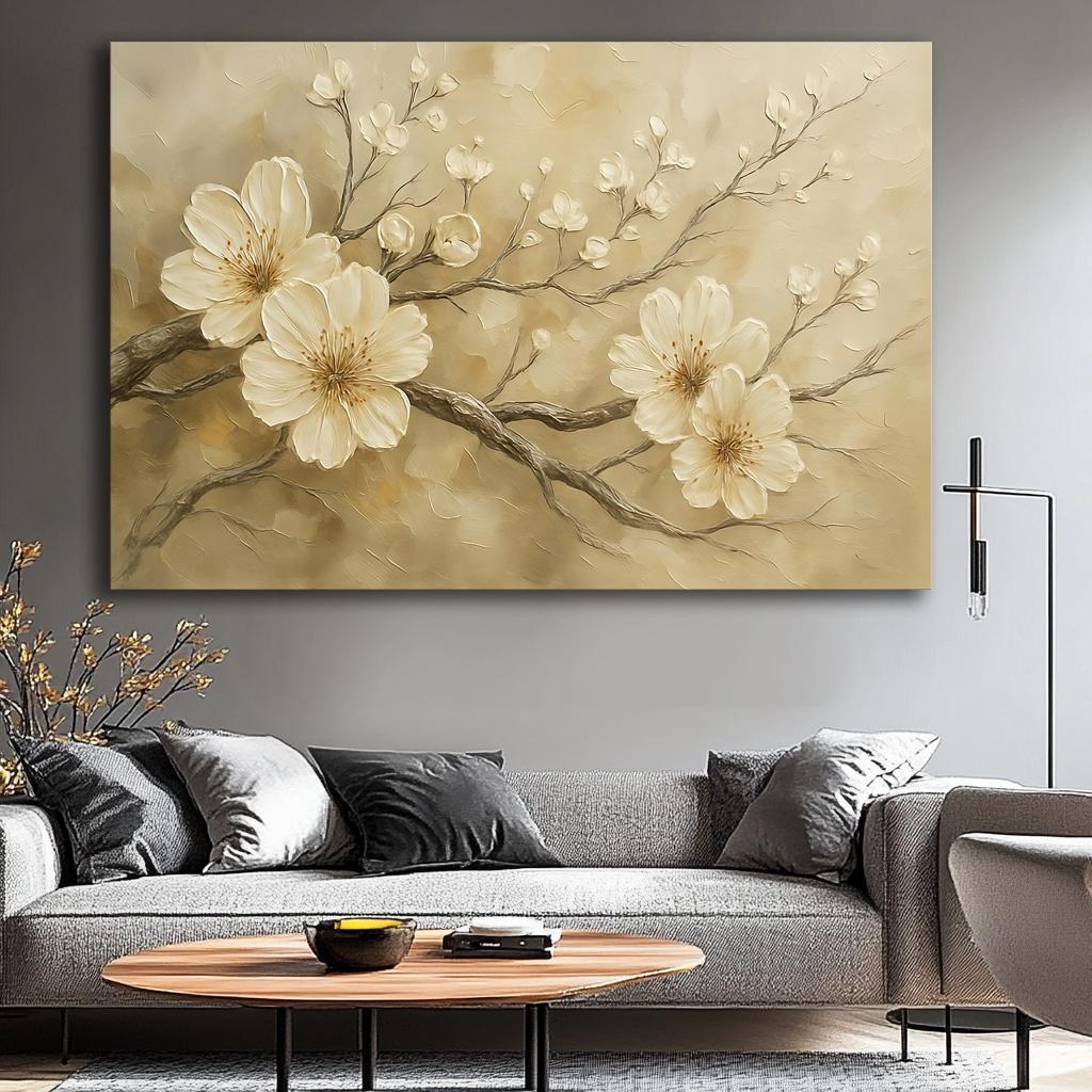 Leinwandbild mit Blütenmotiv 120 x 80 cm – Ansicht 3