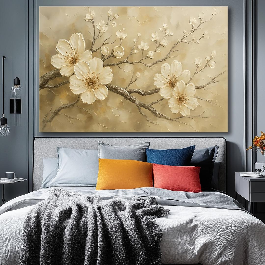 Leinwandbild mit Blütenmotiv 120 x 80 cm – Ansicht 4