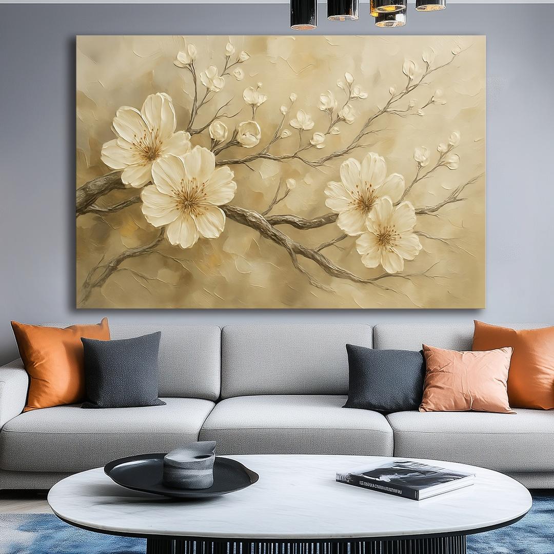 Leinwandbild mit Blütenmotiv 120 x 80 cm – Ansicht 5