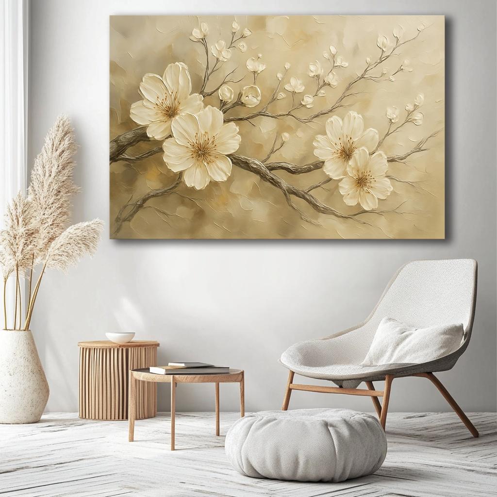 Leinwandbild mit Blütenmotiv 120 x 80 cm – Ansicht 6