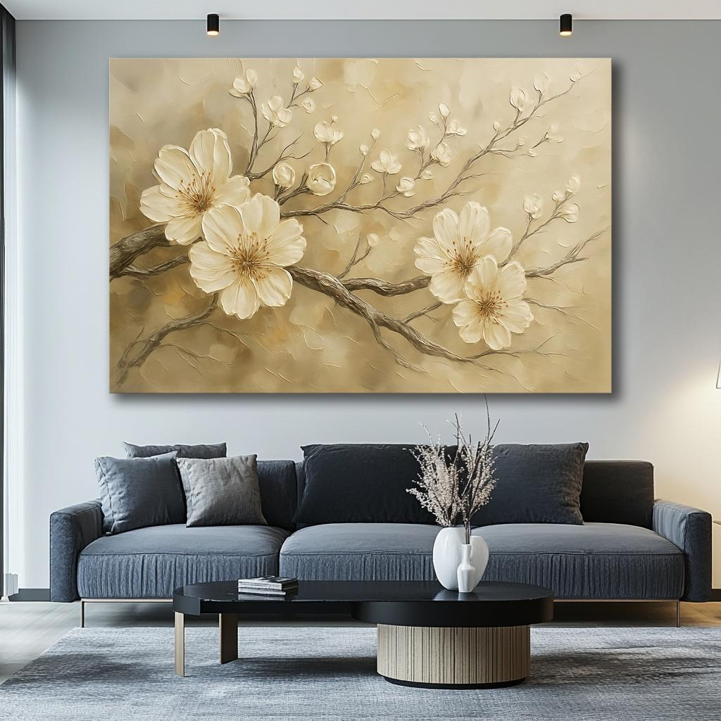 Leinwandbild mit Blütenmotiv 120 x 80 cm – Ansicht 8