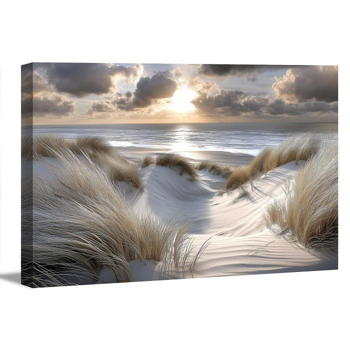 Bild fertig gerahmt Düne Sand Gräser 120 x 80 cm 5084 – Ansicht 9