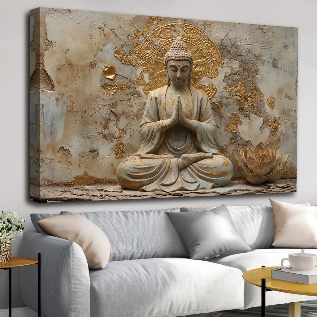 Bild fertig gerahmt Buddha 120 x 80 cm 5086 – Ansicht 3