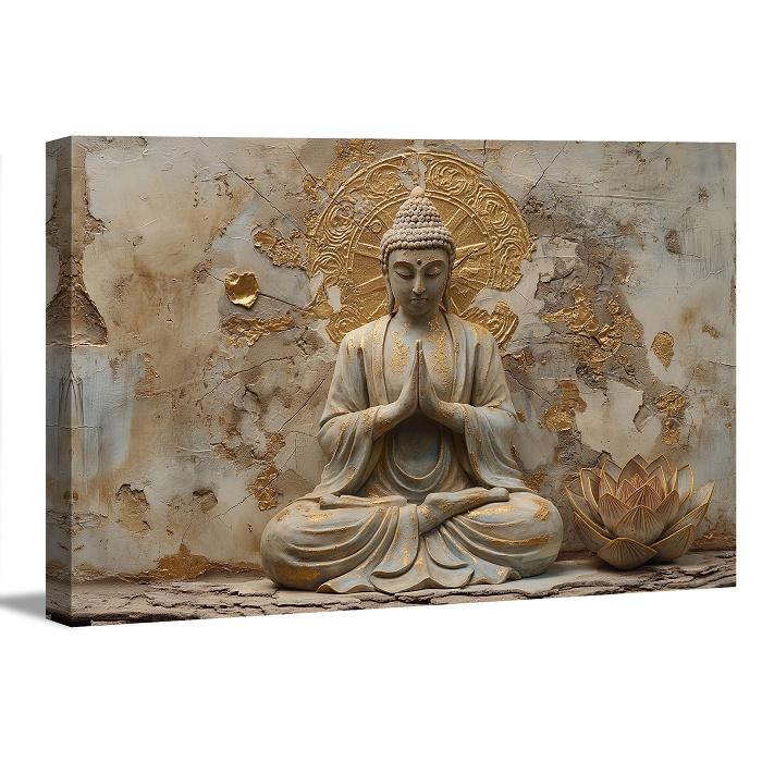 Bild fertig gerahmt Buddha 120 x 80 cm 5086 – Ansicht 9