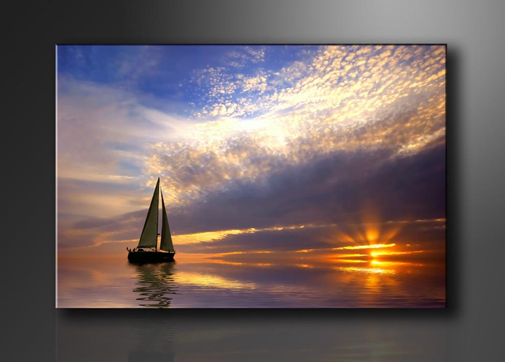 Segel Bilder fertig gerahmt Bild 120x80cm XXL 5097 – Ansicht 4