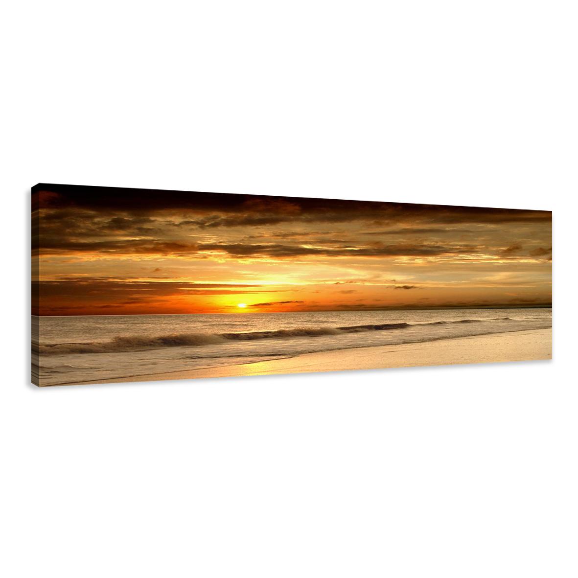 Leinwand Bild fert gerahmt Strand 120cm XXL 1 5703 – Leinwandbild 120x40 cm kaufen