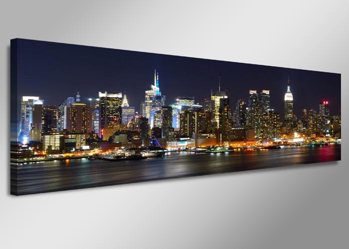 New York Leinwandbild 120x40cm - fertig gerahmt – Ansicht 4