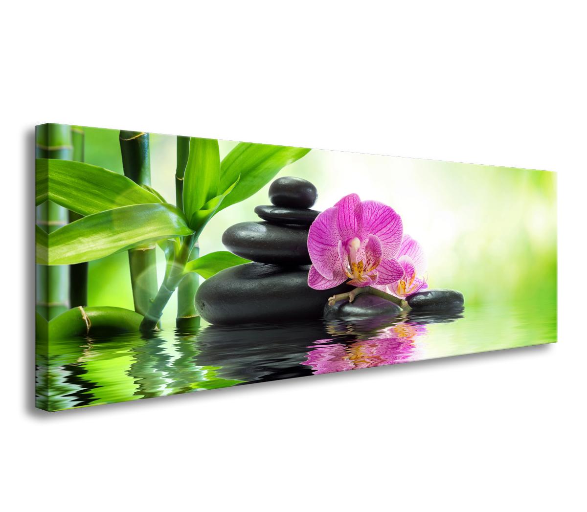 Leinwand Bild fert gerahmt SPA 120cm XXL 1 5721 – Leinwandbild 120x40 cm kaufen