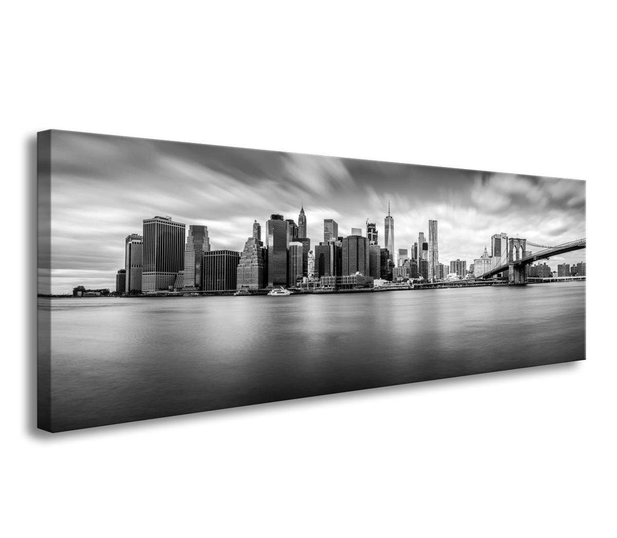 Leinwandbild New York 120x40 cm – Fertig gerahmt