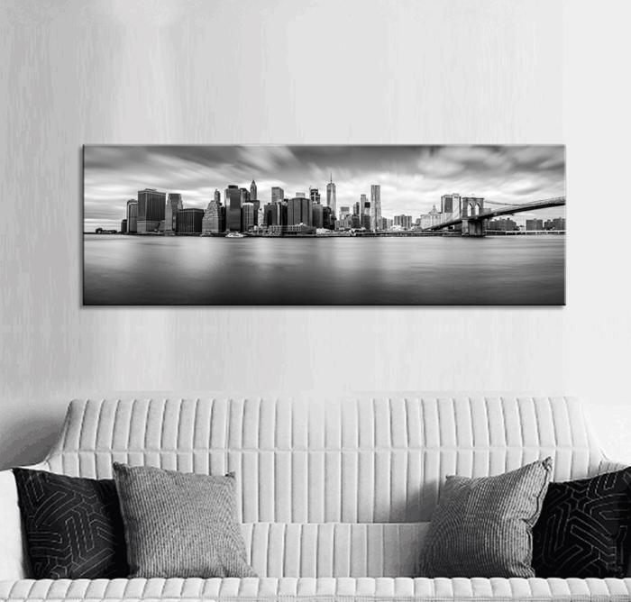 Leinwandbild New York 120x40 cm – Fertig gerahmt – Ansicht 2