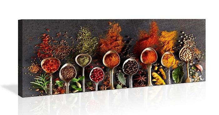 Leinwandbild Gewürze - modernes Wandbild für die Küche – Ansicht 4