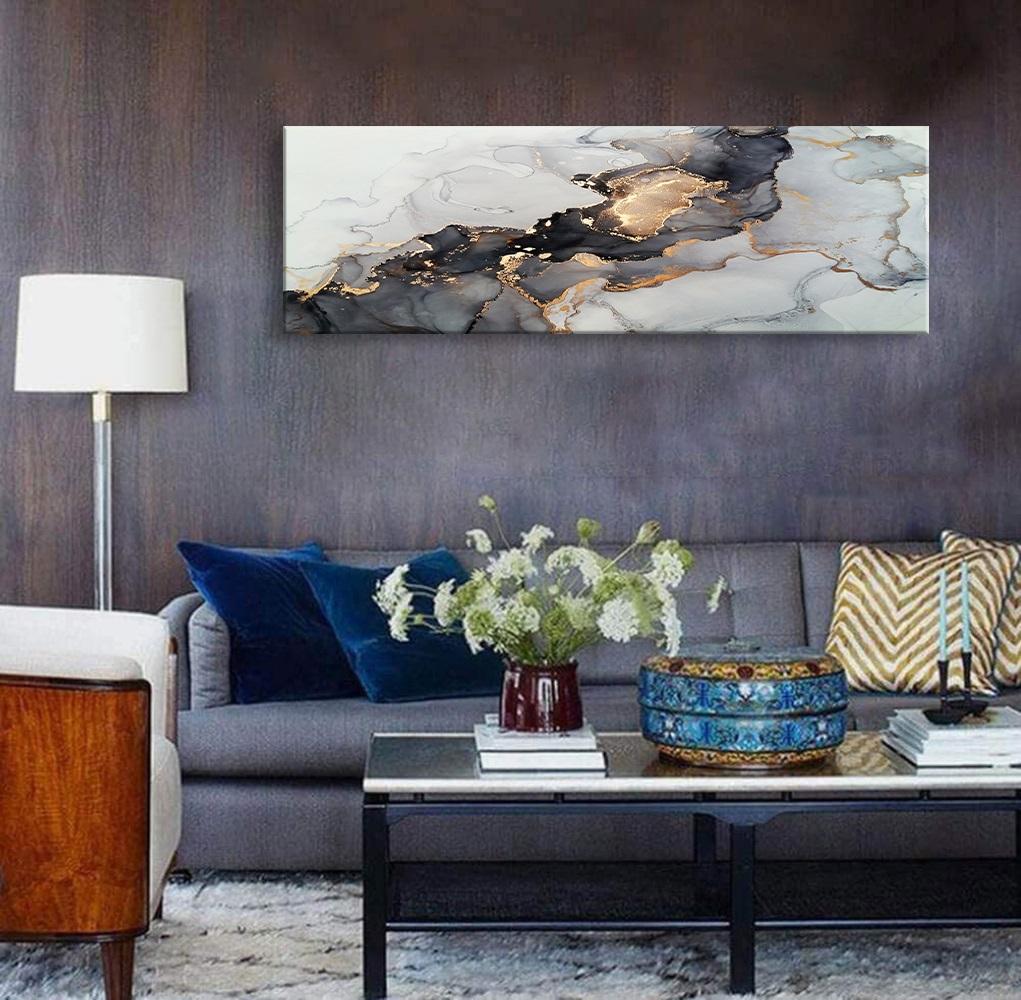 Leinwand Bild fert gerahmt 120x40 cm abstrakt 5756 – Ansicht 3