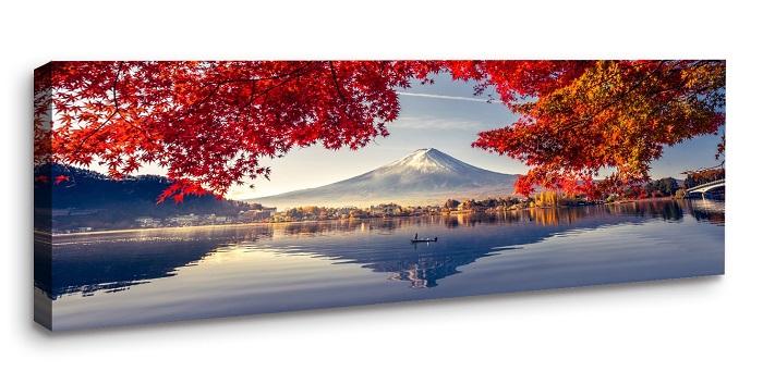 Leinwandbild Japan Fujiyama – 120x40 cm mit Echtholzrahmen – Ansicht 4
