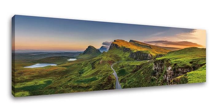 Leinwand Bild fert gerahmt 120x40 cm Schottland 5762 – Ansicht 4