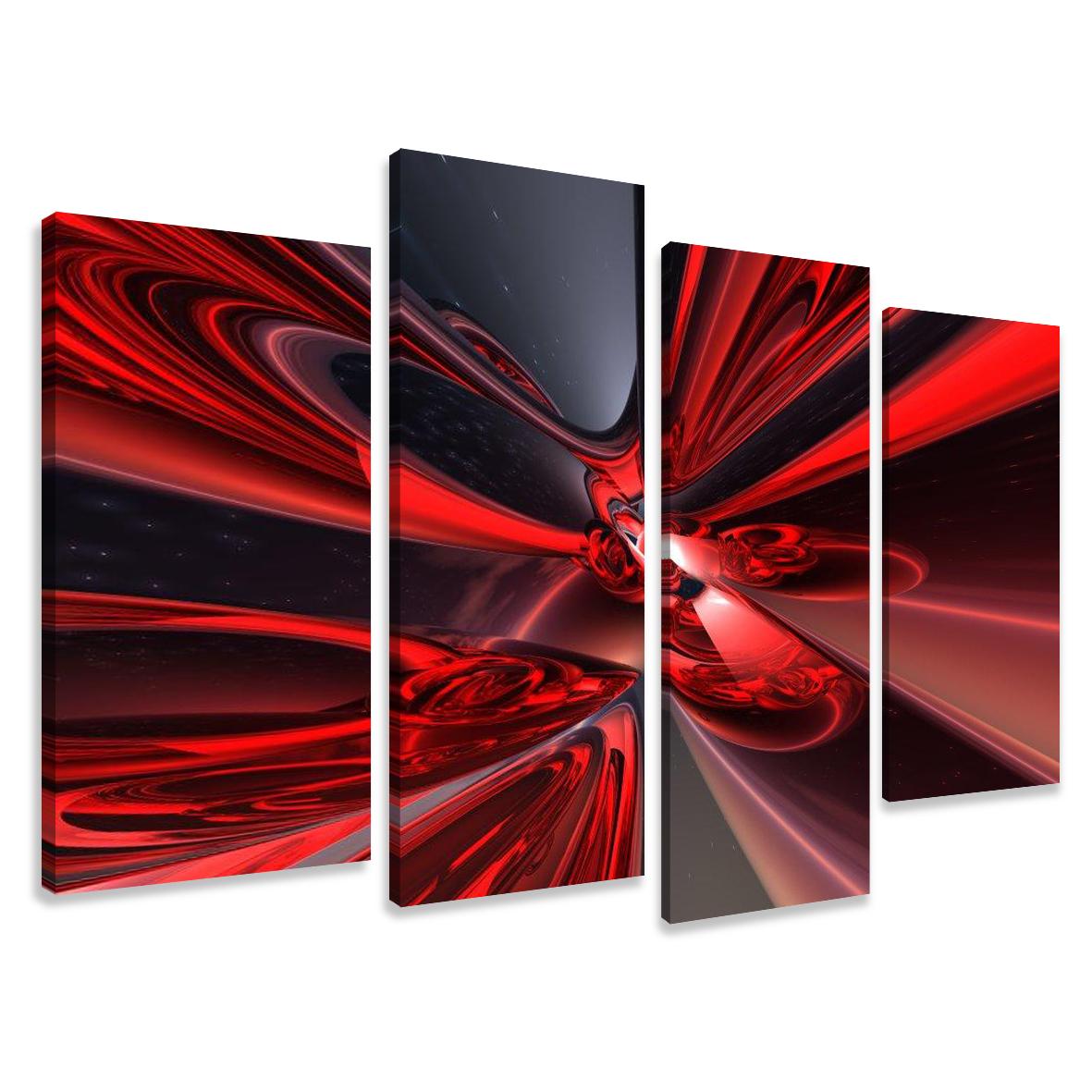 Leinwand Bild fert gerahmt Fantasie 130cm XXL 4 6137 !!Auslaufmodell!! – Leinwandbild 130x80 cm 4-teilig kaufen