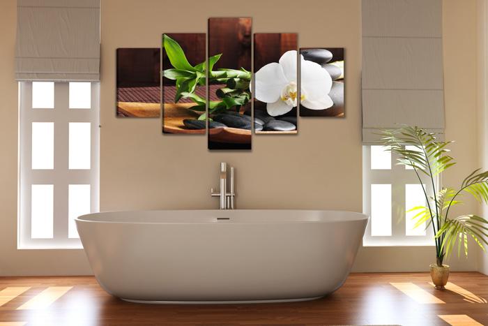 Leinwandbild Spa - XXL Wandbild fertig gerahmt 200cm – Ansicht 2