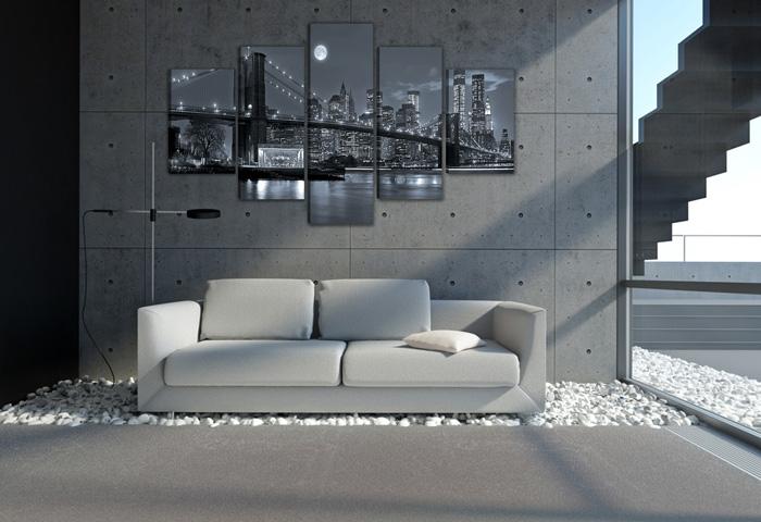 Leinwandbild New York 200cm XXL - fertig gerahmt und günstig – Ansicht 2