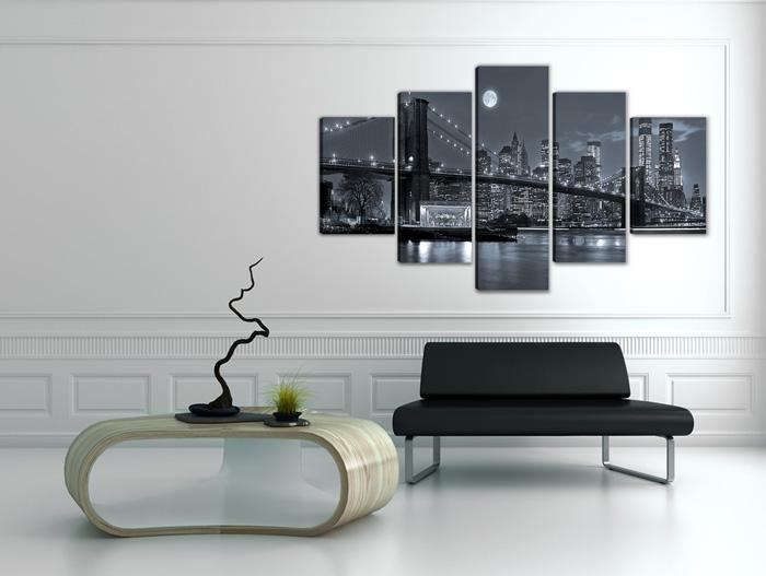 Leinwandbild New York 200cm XXL - fertig gerahmt und günstig – Ansicht 3