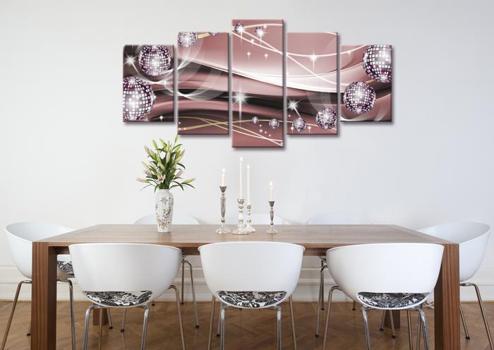 Abstraktes Leinwandbild 200cm XXL - fertig gerahmt – Ansicht 2