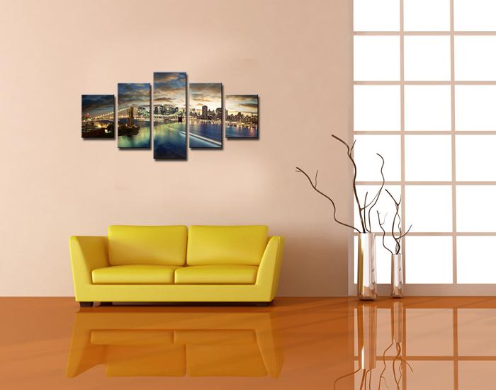 New York Leinwandbild fertig gerahmt 100cm XXL – Ansicht 2