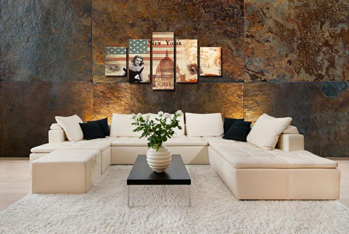 Leinwandbild USA New York – XXL Wandbild fertig gerahmt – Ansicht 3