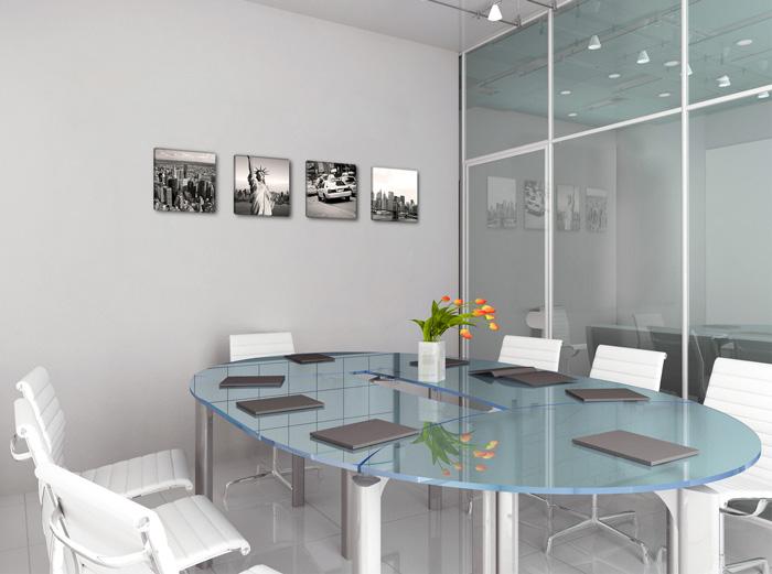 New York Leinwandbild – 4-teiliges Set fertig gerahmt – Ansicht 3