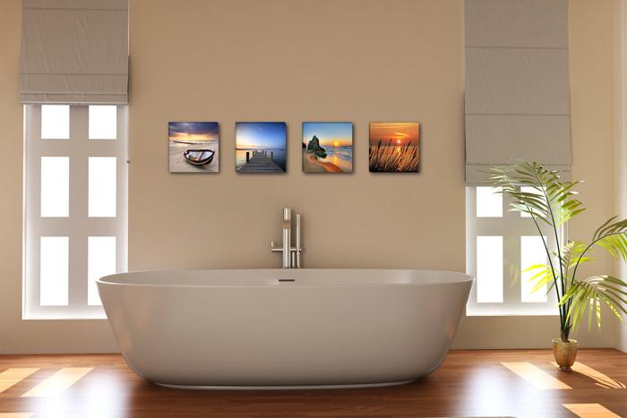 Leinwandbild Natur 4er Set - Fertig gerahmt & erschwinglich – Ansicht 2