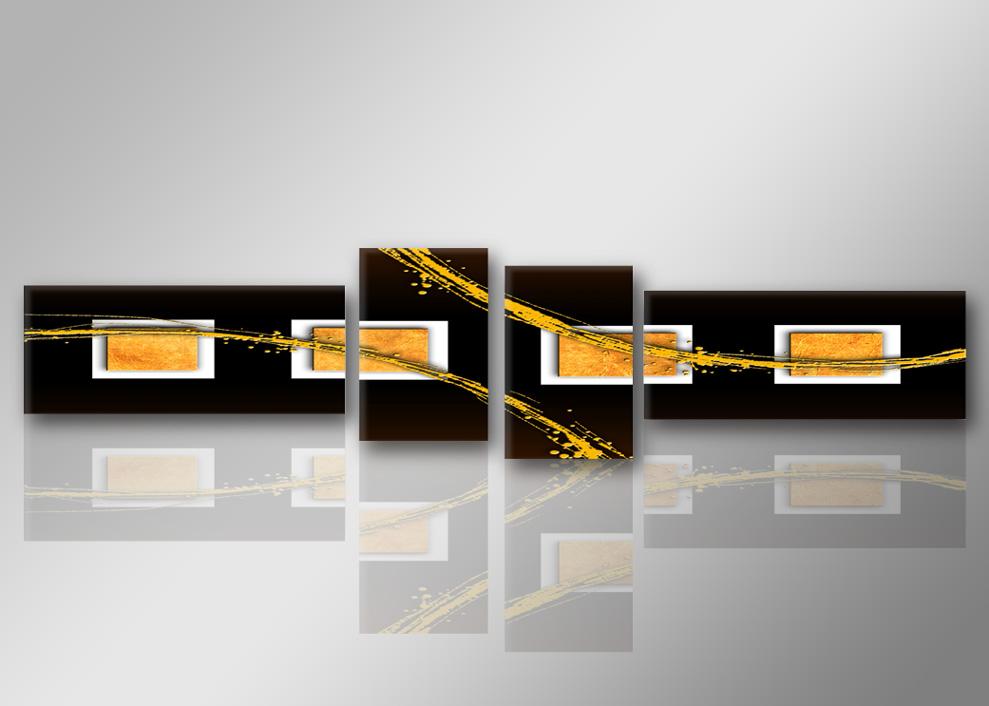 Modern Art Leinwandbild 145cm XXL - Fertig gerahmt kaufen – Ansicht 4