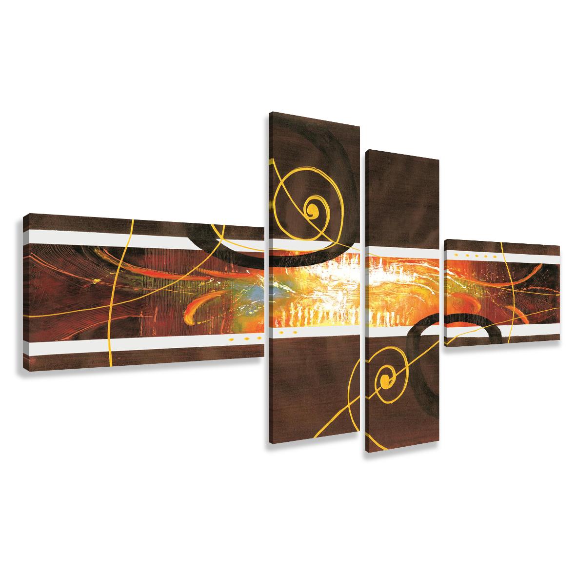 Leinwand Bild fert gerahmt Artstyle 195cm XXL 4 6801 !!Auslaufmodell!! – Leinwandbild 195x80 cm 4-teilig kaufen