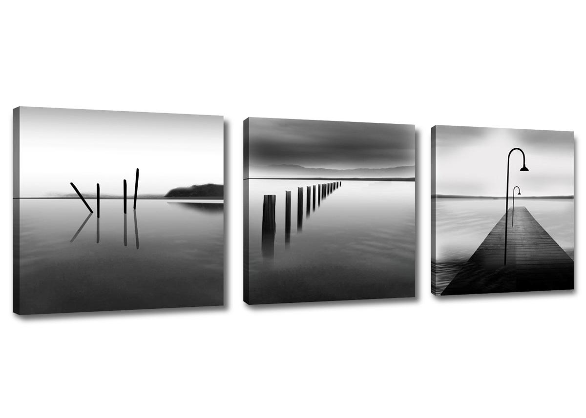 Leinwand Bild fert gerahmt Wasser 150cm XXL 3 4209 !!Auslaufmodell !! – Leinwandbild 150x50 cm 3-teilig kaufen