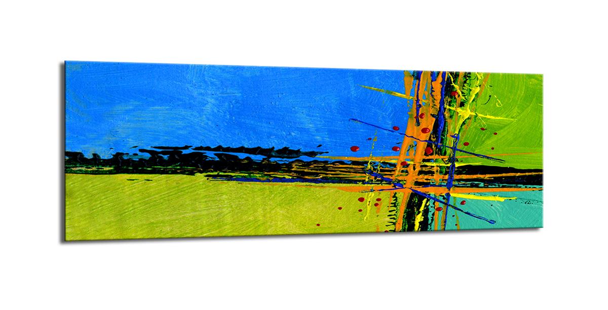 Leinwand Bild fert gerahmt handgemalte Optik 120x40 cm 5742