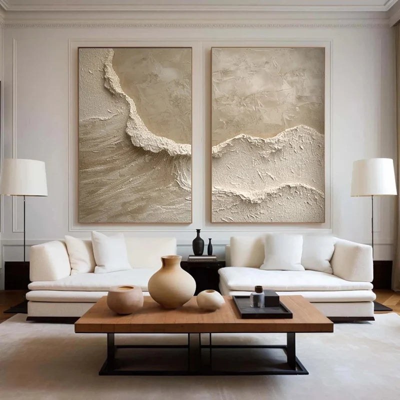 Abstract Coastal Wall Art