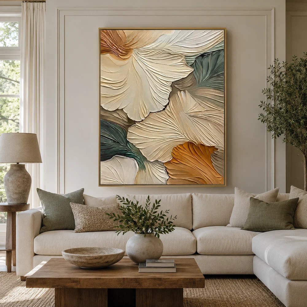 Abstract Ginkgo Leaf