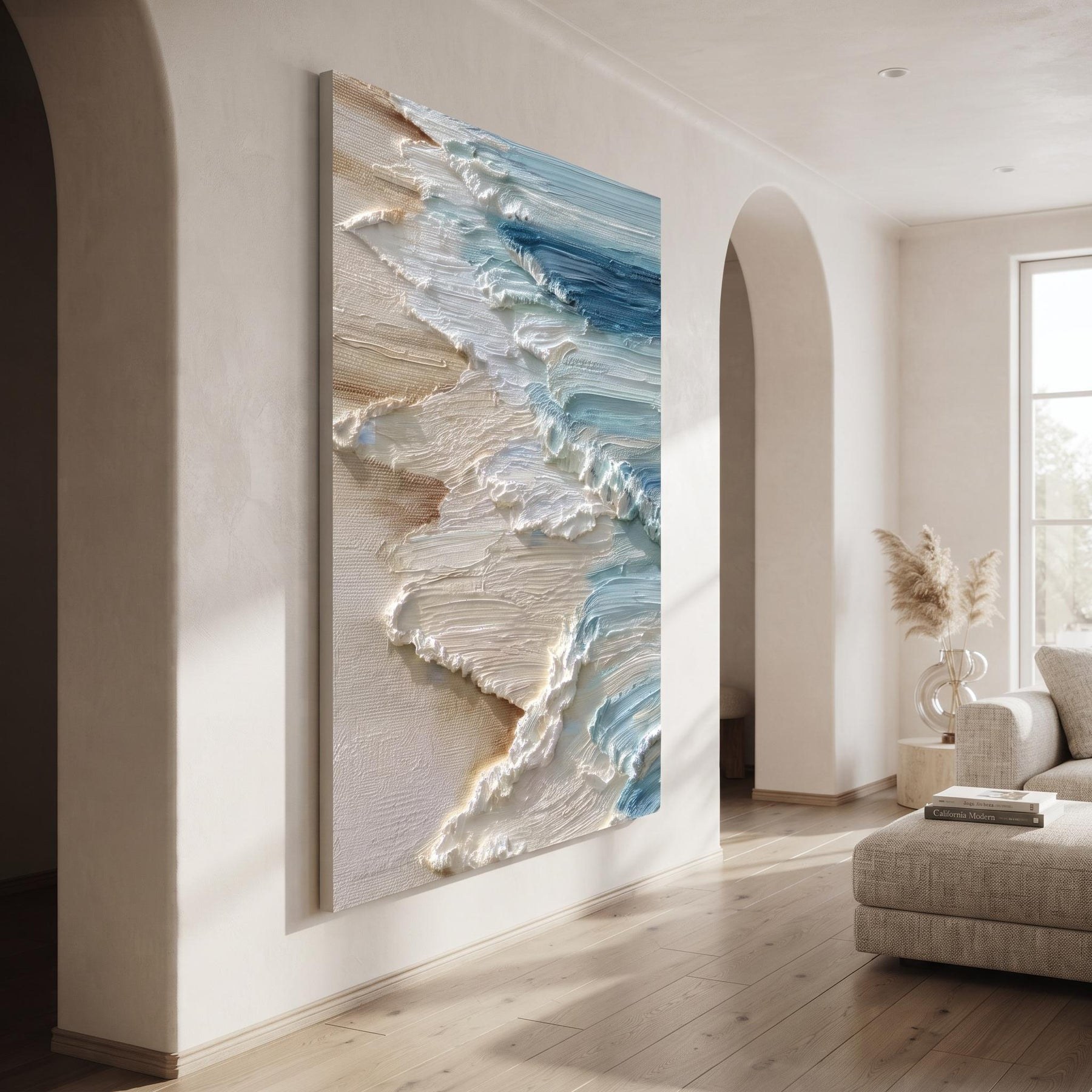 Abstract Ocean Oil Painting