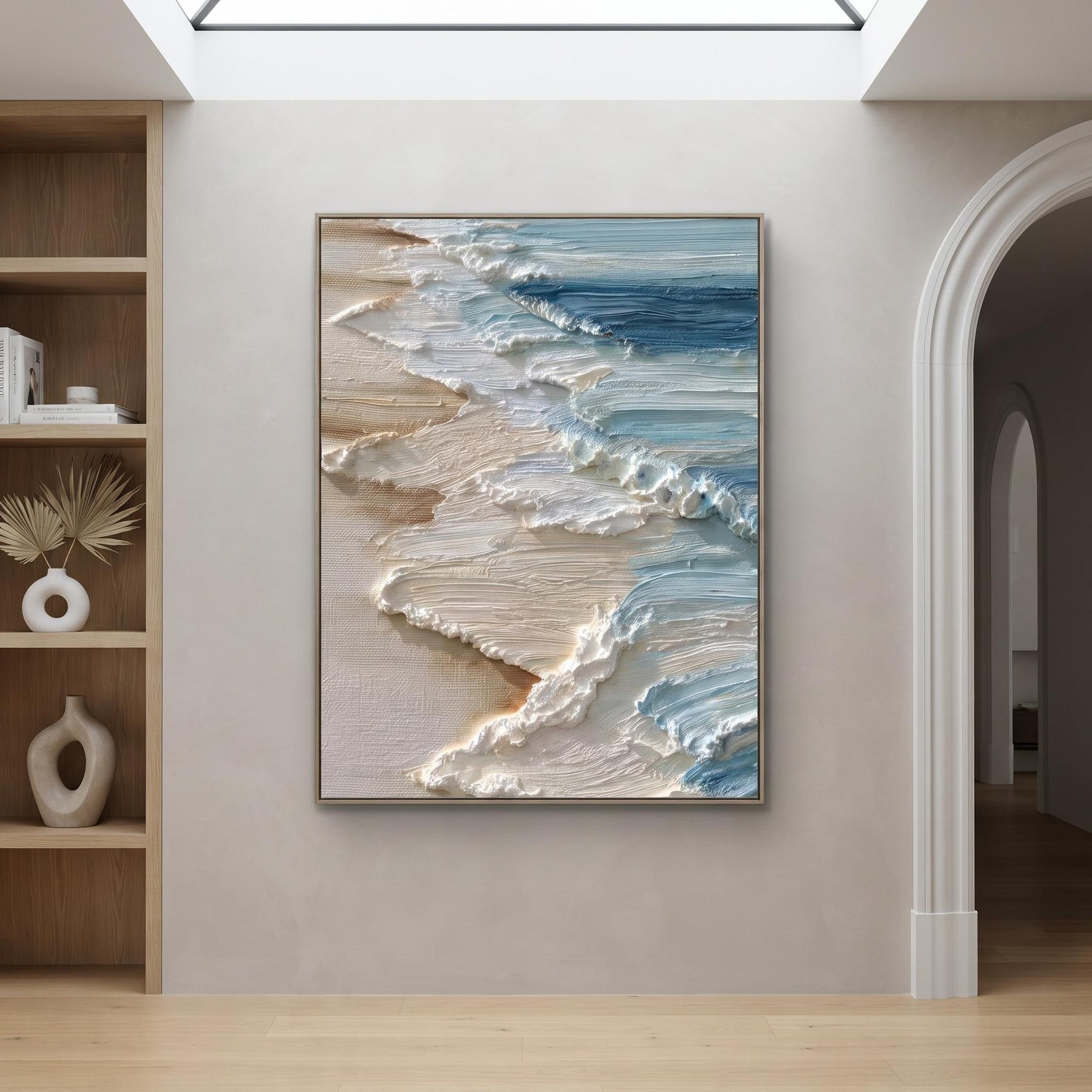 Abstract Ocean Oil Painting – 3