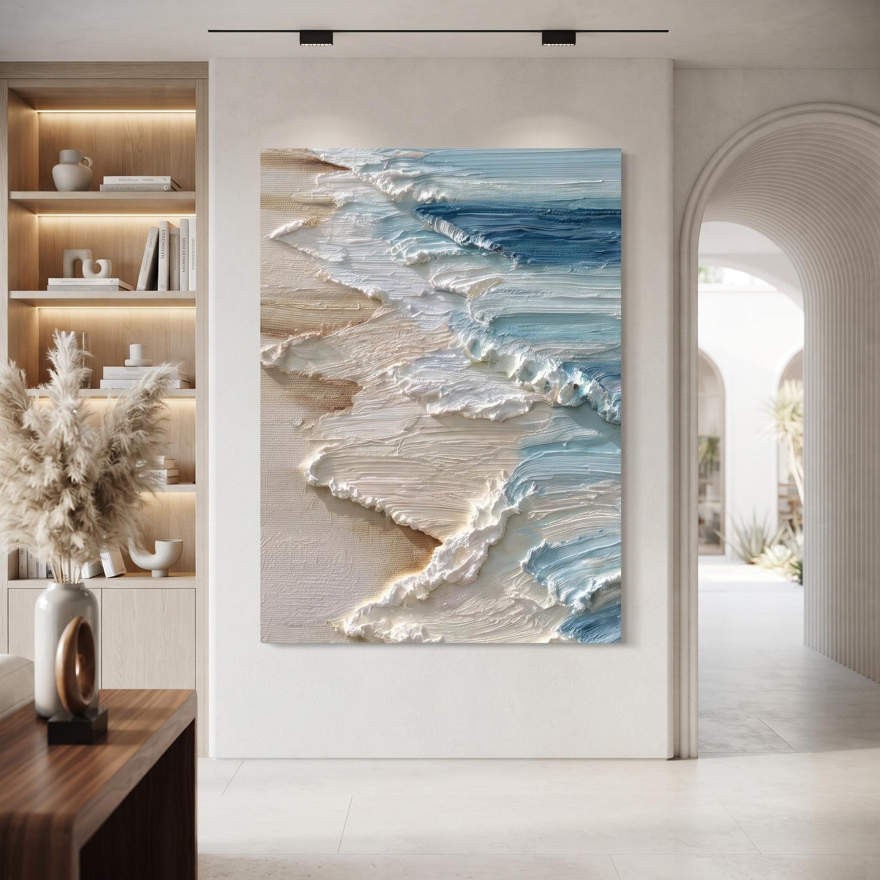 Abstract Ocean Oil Painting – 6