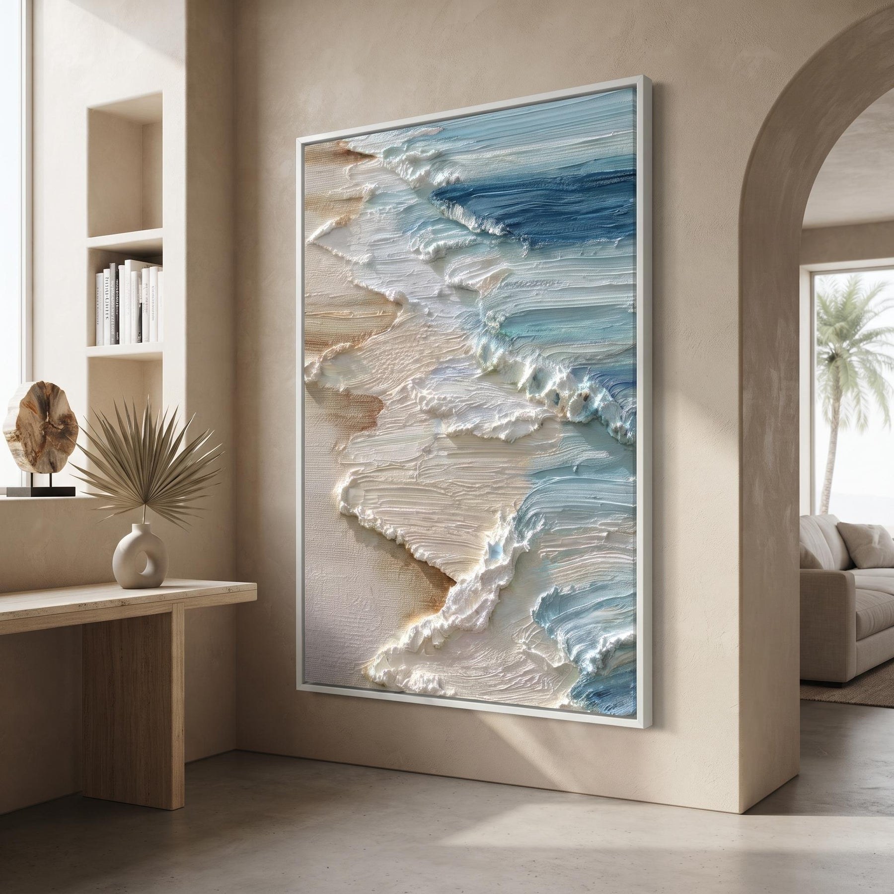 Abstract Ocean Oil Painting – 7