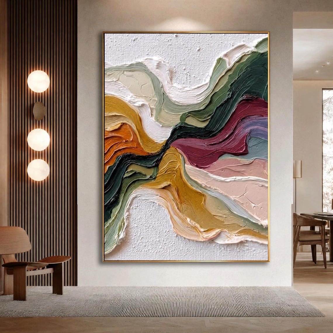 Abstract Wave Wall Art